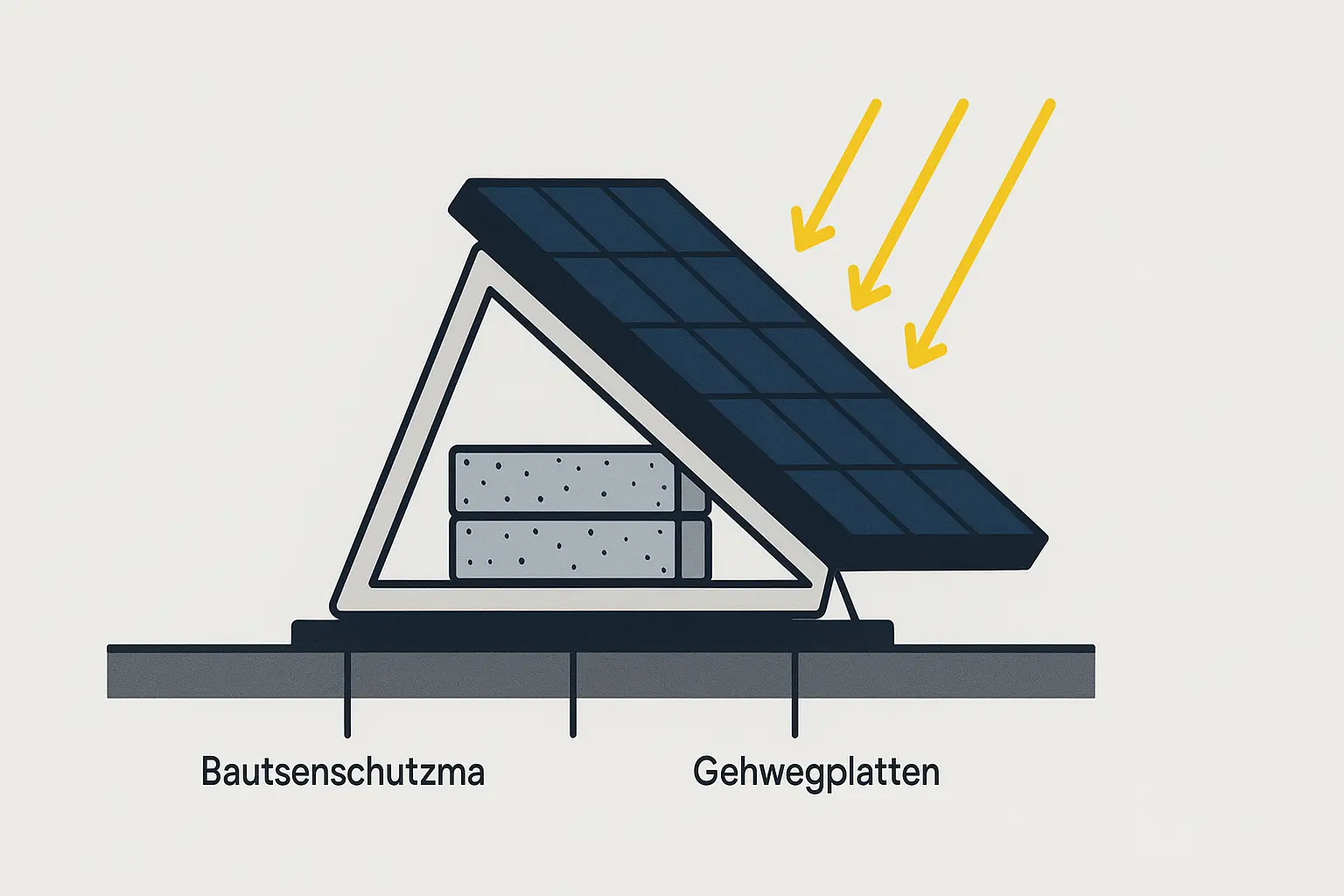Balkonkraftwerk auf Flachdach montieren leicht gemacht