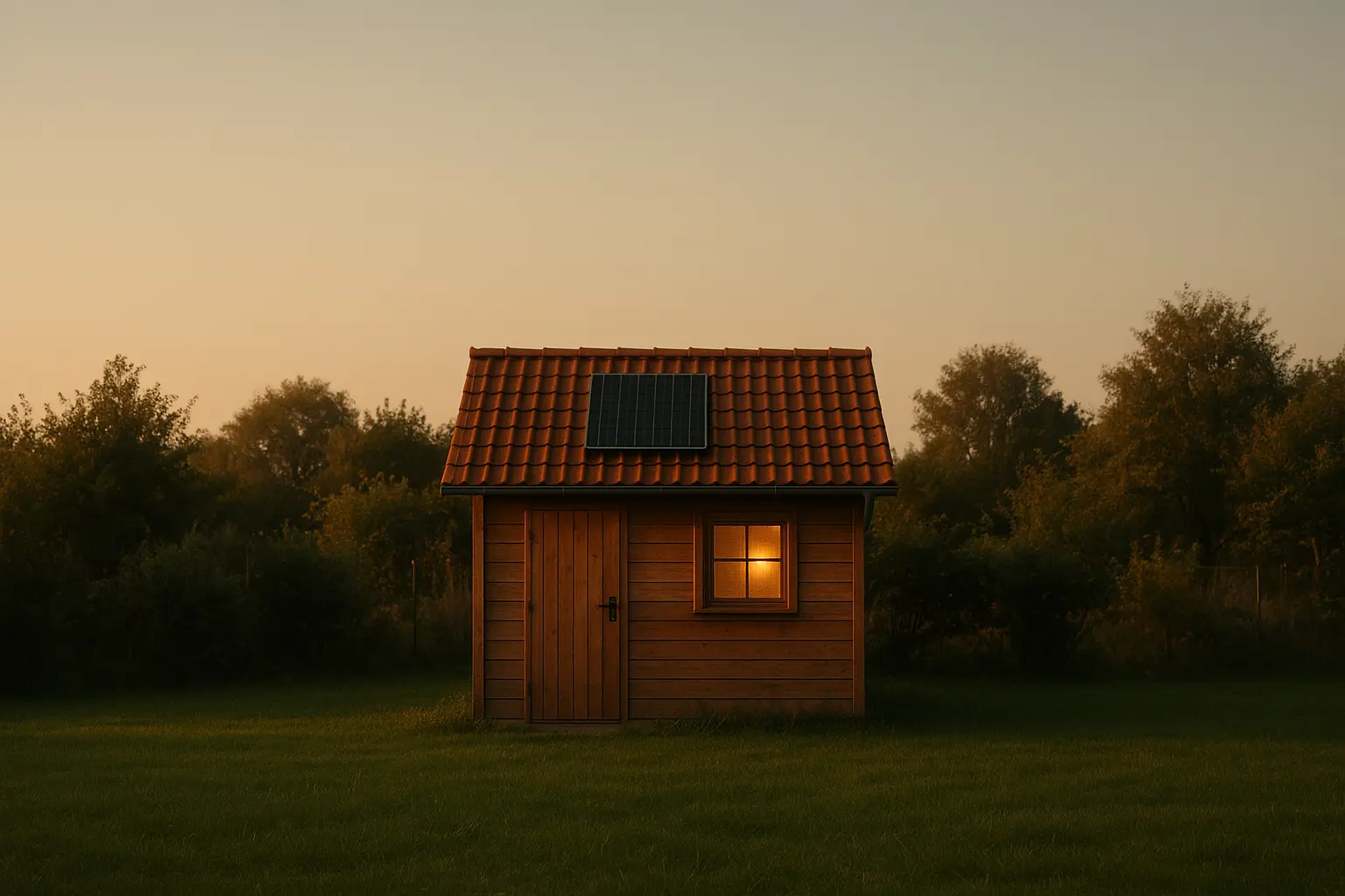 Balkonkraftwerk für Gartenhaus in Greding autarke Stromversorgung