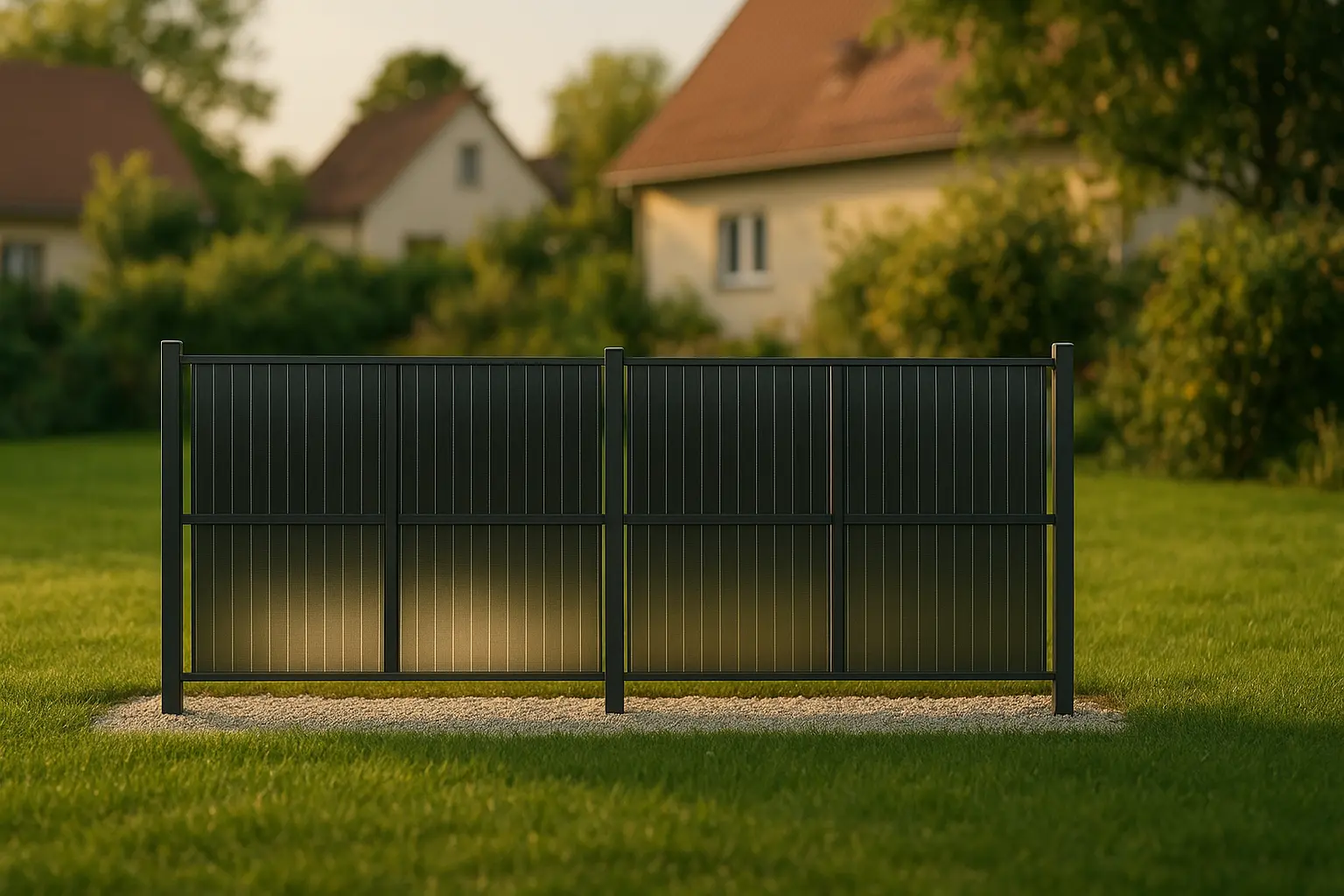 Bifaziale Solarmodule für Gartenzaun und Fassade entdecken