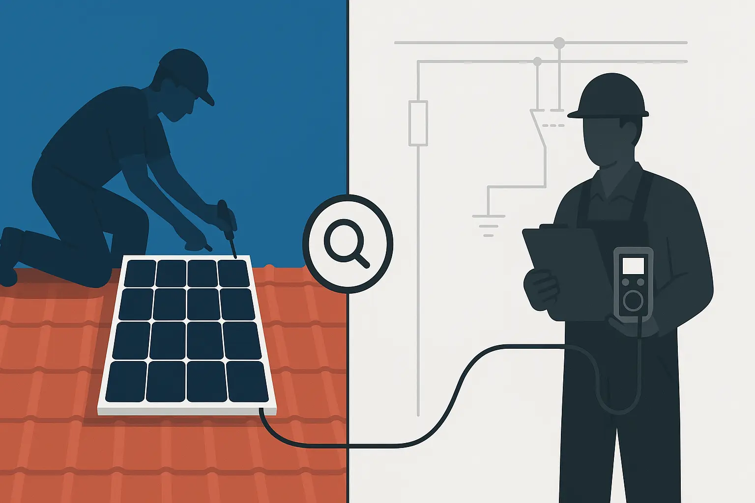 Haftung bei PV-Montage mit Eigenleistung und Fachbetrieb