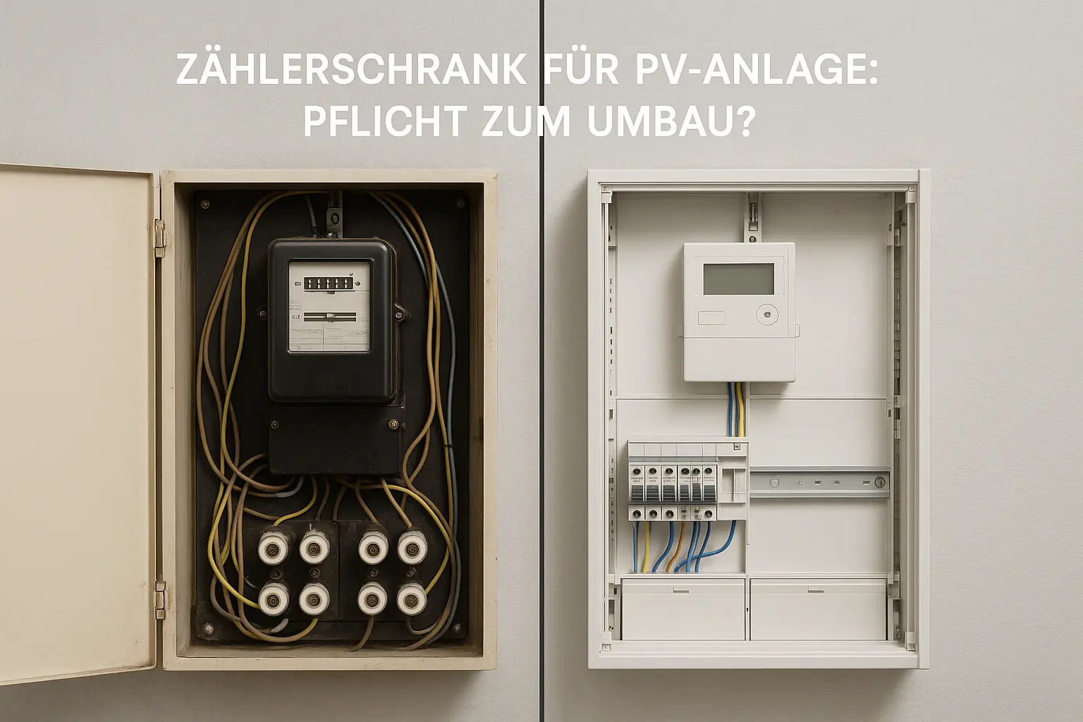 Zählerschrank für PV-Anlage umbauen im Landkreis Roth