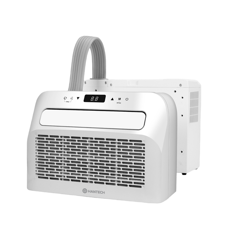 Hantech mobile Split-Klimaanlage HNT-YFG05C-3W-S, Innen- und Au&szlig;enteil