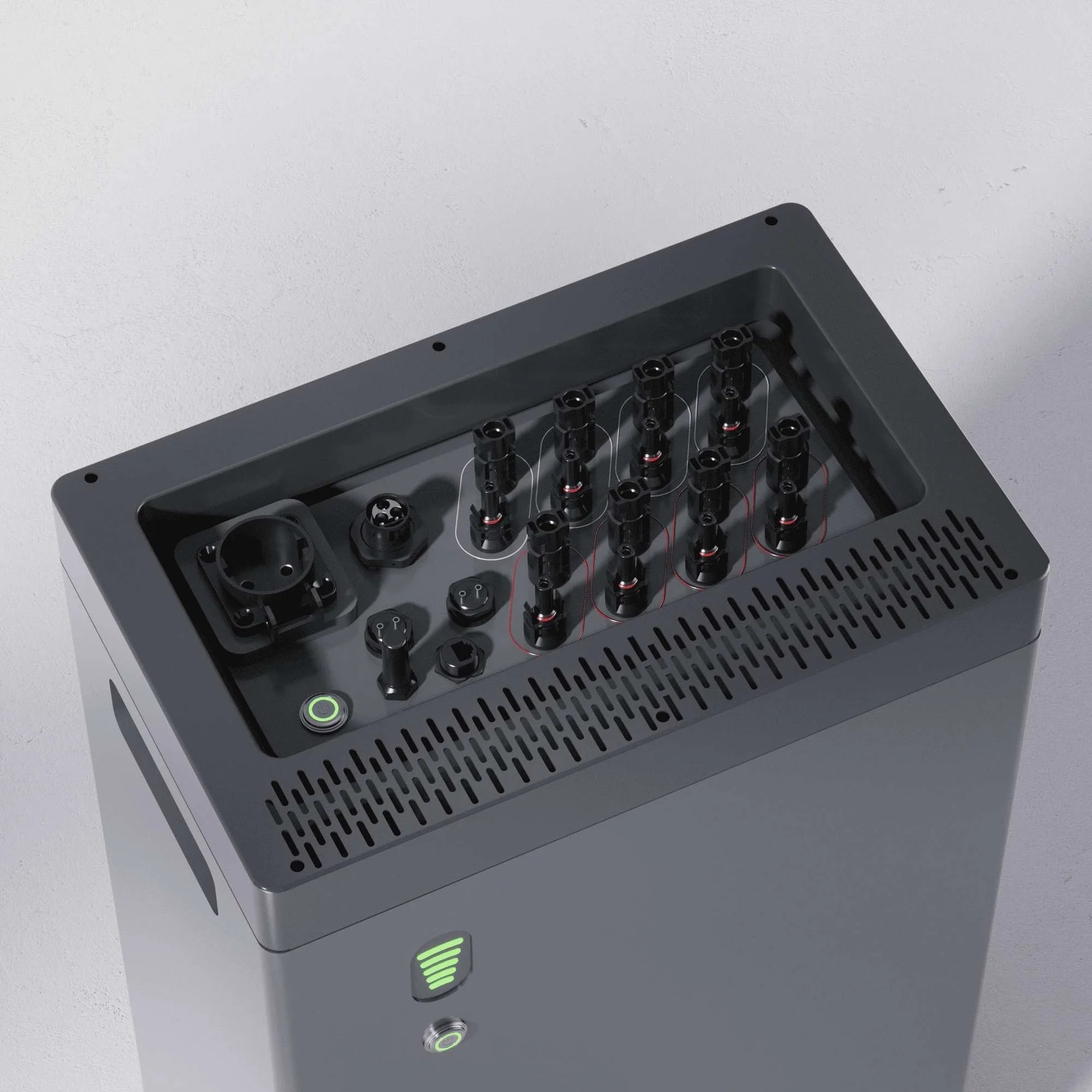 Bienesol CUBE 5200 Anschlüsse und Top-Ansicht