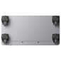 Preview: Unterseite des Zendure SolarFlow 4000 Mix Pro mit vier feststellbaren Lenkrollen