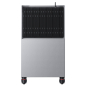Preview: Rückseite des Zendure SolarFlow 4000 Mix Pro mit schwarzem Kühlkörper