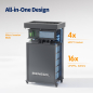 Preview: Bienesol CUBE 5200 All-in-One Balkonkraftwerk Speicher AC-DC