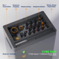Preview: Bienesol CUBE 5200 All-in-One Balkonkraftwerk Speicher AC-DC