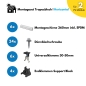 Preview: Trapezblech Montageset für Balkonkraftwerke Alu für 2 Solarmodule - Horizontal