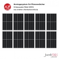 Preview: Montageset für 10 Vertex Solarmodule - Ziegeldach -