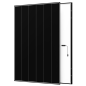 Preview: Aiko 495 W Glas-Folie Schwarz-Weiß Solarmodul Produktfoto
