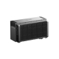 Preview: Anker SOLIX Solarbank Max AC, Dreiviertelansicht von hinten mit seitlichen Anschluessen