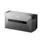 Preview: Anker SOLIX Solarbank Max AC, Grundgeraet mit 7 kWh Speicher, Dreiviertelansicht von vorn mit Display