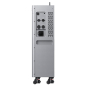 Preview: Anschlussfeld des Zendure SolarFlow 4000 Mix Pro mit LAN, COM, PV-IN AC und Notstromsteckdose