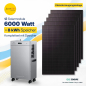 Preview: Zendure SolarFlow 4000 Mix Pro Komplettset mit 12 Solarmodulen, 6000 Watt und 8 kWh Speicher