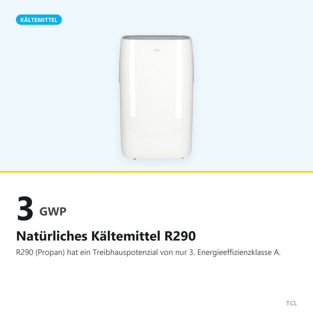 Natürliches Kältemittel R290: 3 GWP