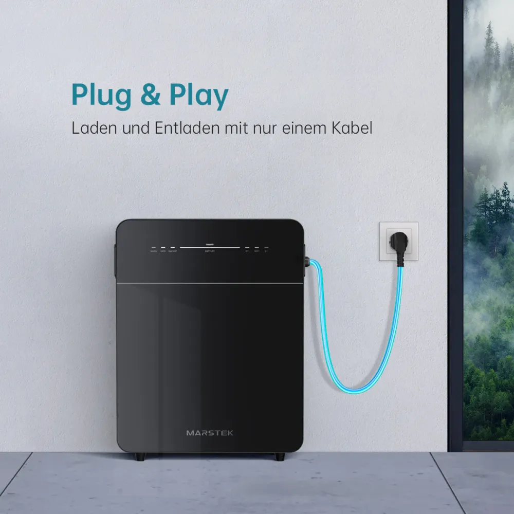 Marstek Venus E 3.0 5120 Wh AC Balkonkraftwerk Speicher - JurSol Storage Retro