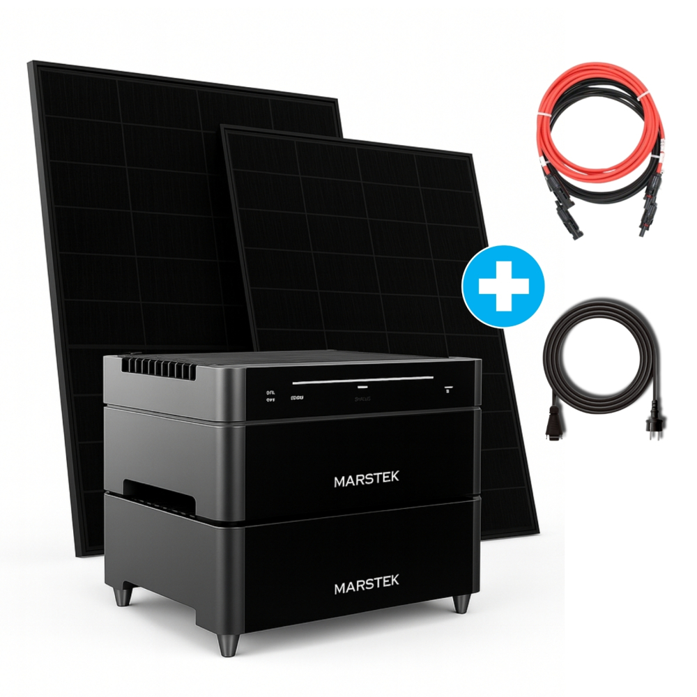 Marstek VENUS A Balkonkraftwerk Speicher Set 2000 Watt - JA Solar 4.2 kWh