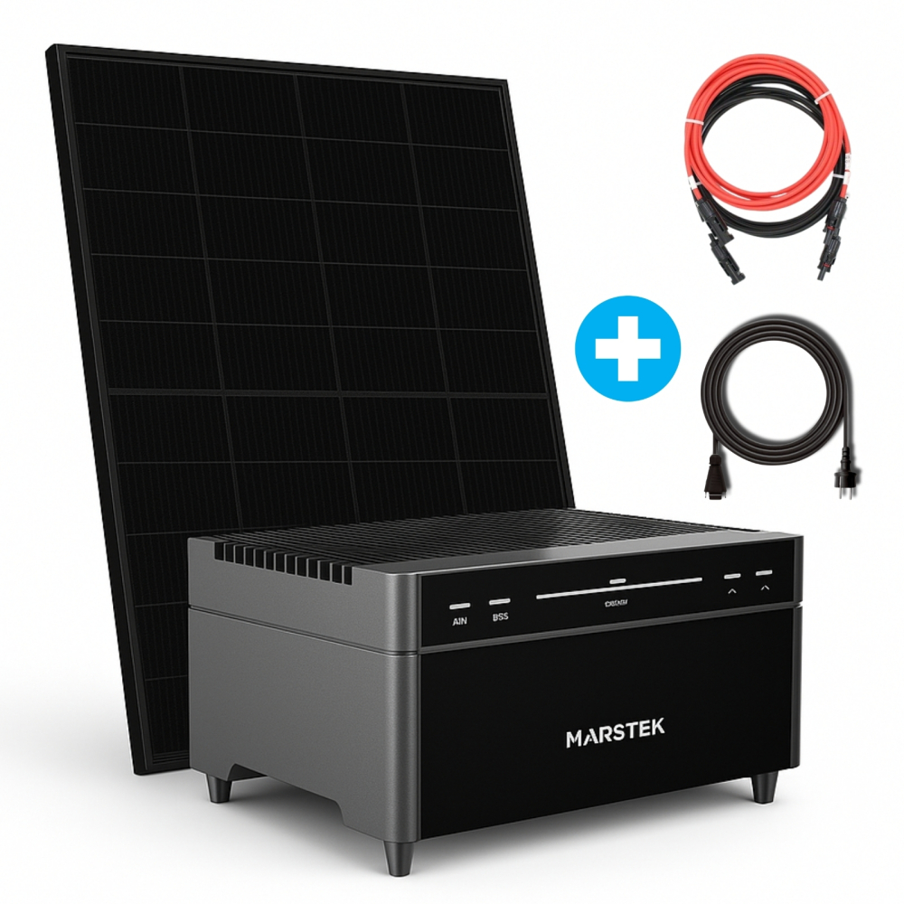 Marstek VENUS A Balkonkraftwerk Speicher Set 2000 Watt - JA Solar 2.1 kWh