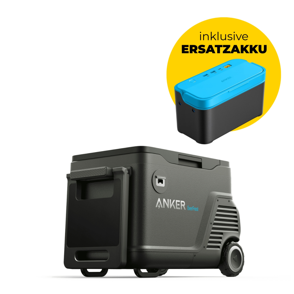 Anker EverFrost Akku-Kühlbox 30 mit dem im Lieferumfang enthaltenen Ersatzakku