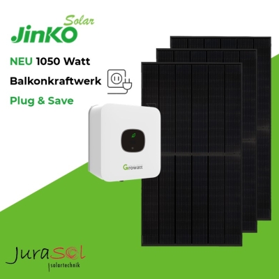 1050 Watt Plug & Save Paket Jinko, Growatt