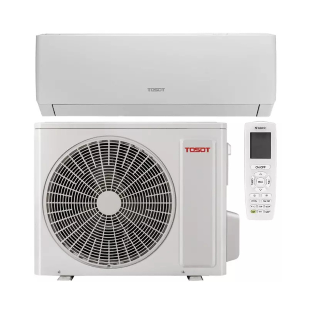 Tosot PULAR Split Klimaanlage 2,5 kW Set mit weißem Innengerät und Außengerät