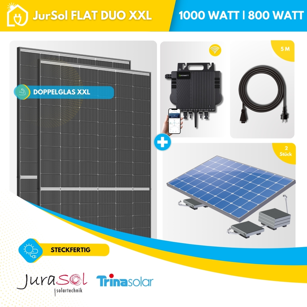 JurSol Flat Duo XXL 1000 W