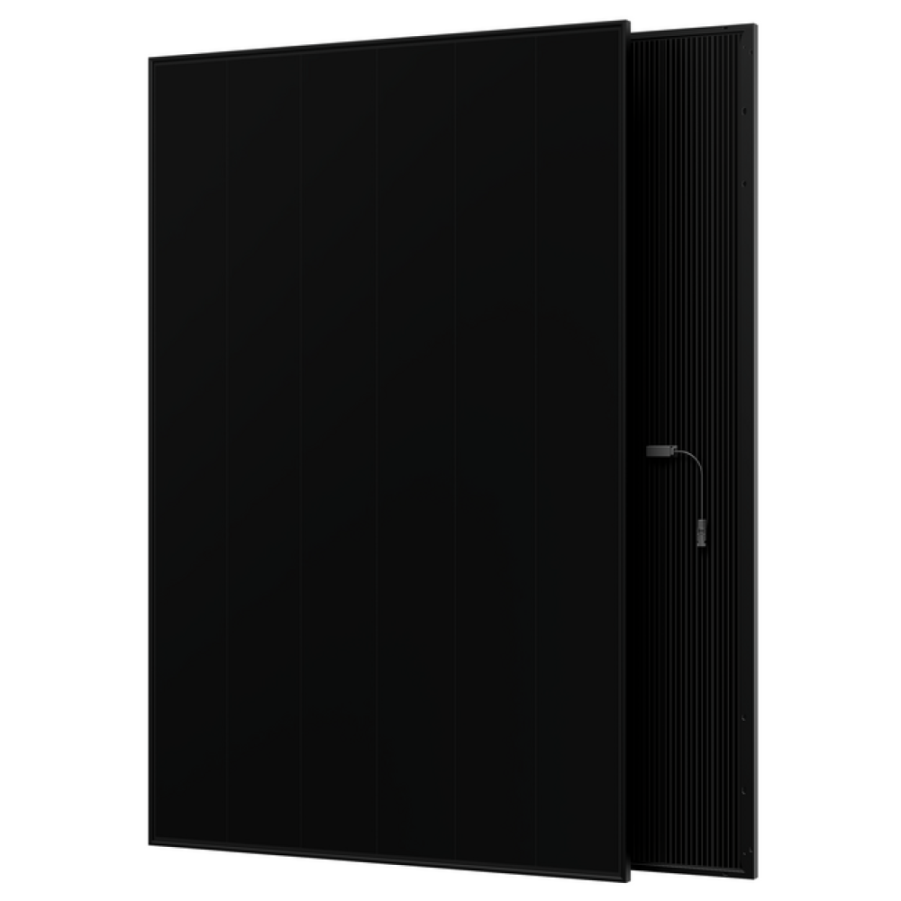 Aiko 485 W Glas-Glas All Black Solarmodul Produktfoto