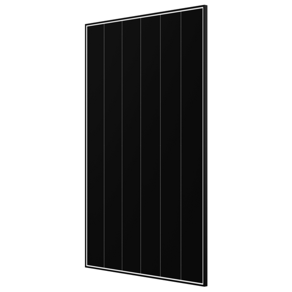 Preview: Aiko 500 W Glas-Folie Schwarz-Weiß Solarmodul Produktfoto