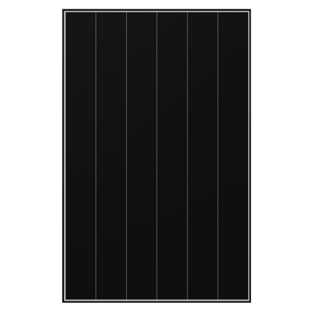 Aiko 500 W Glas-Folie Schwarz-Weiß Solarmodul Produktfoto