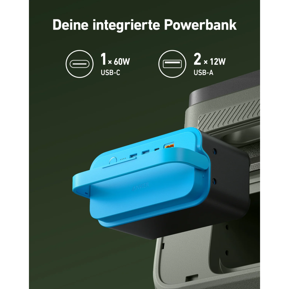 Anker EverFrost Akku-Kühlbox 40 | 43 L, 299 Wh Akku, Solar