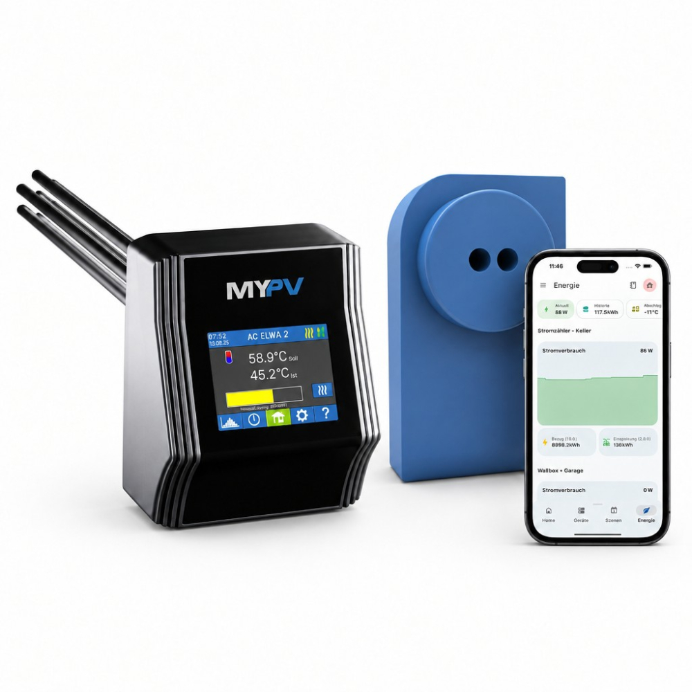 my-PV AC ELWA 2 und EcoTracker Set für PV-Überschuss-Heizstab