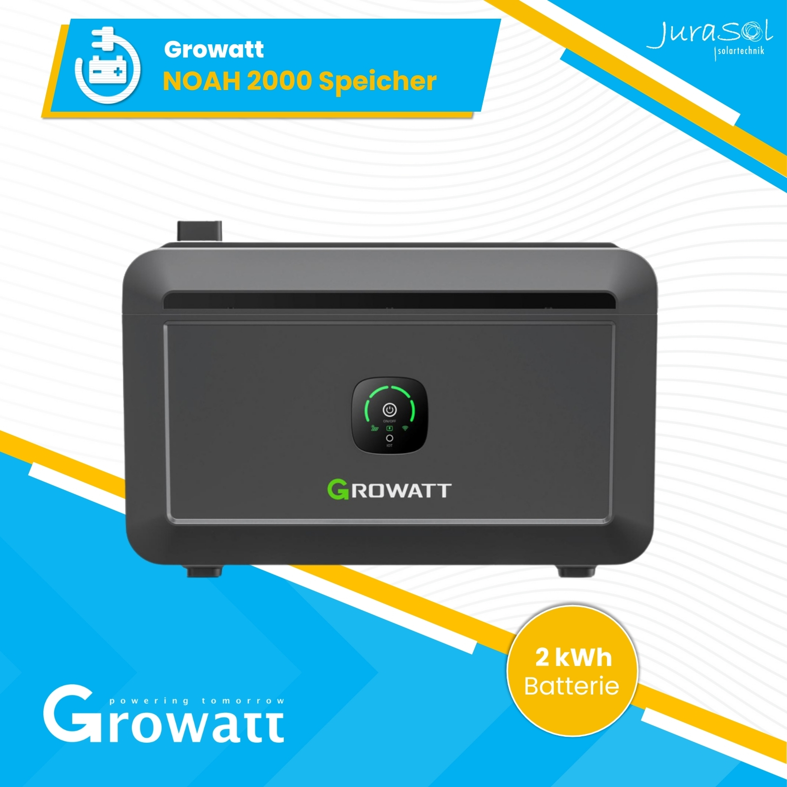 Growatt NOAH 2000 Balkonkraftwerk Speicher