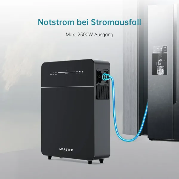 Marstek Venus E 3.0 5120 Wh AC Balkonkraftwerk Speicher - JurSol Storage Retro