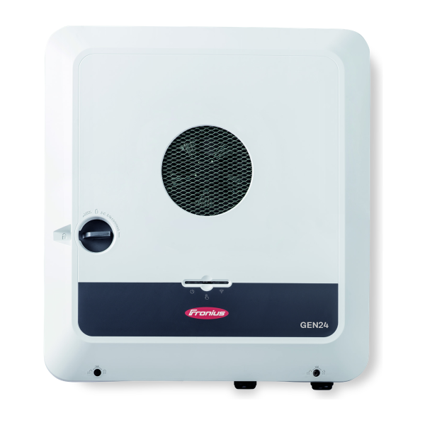Fronius Symo GEN24 12.0 Plus SC Hybrid-Wechselrichter, Schrägansicht