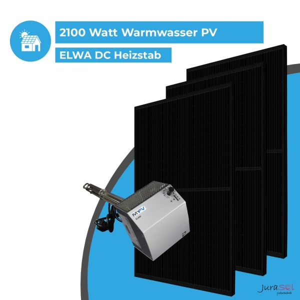 2,1 kWp ELWA Warmwasser PV - SET