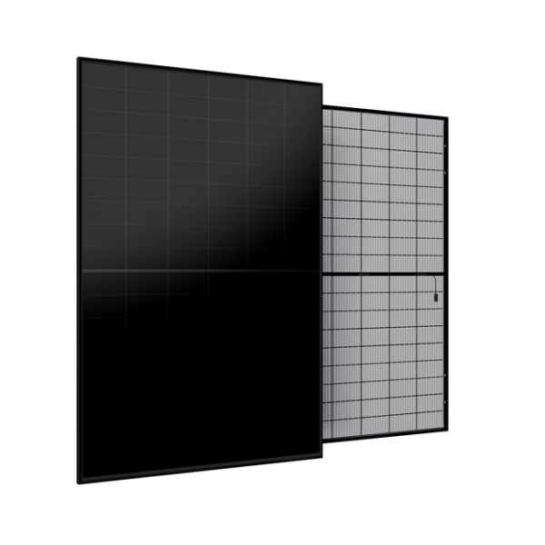 Aiko 465 W Glas-Glas All Black Solarmodul Produktfoto