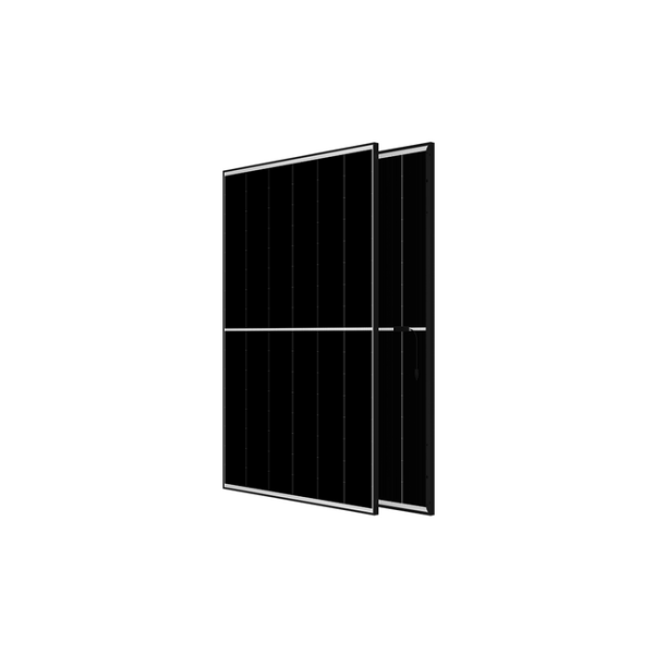 Aiko 485 W Glas-Glas Schwarz-Weiß bifazial Solarmodul Produktfoto