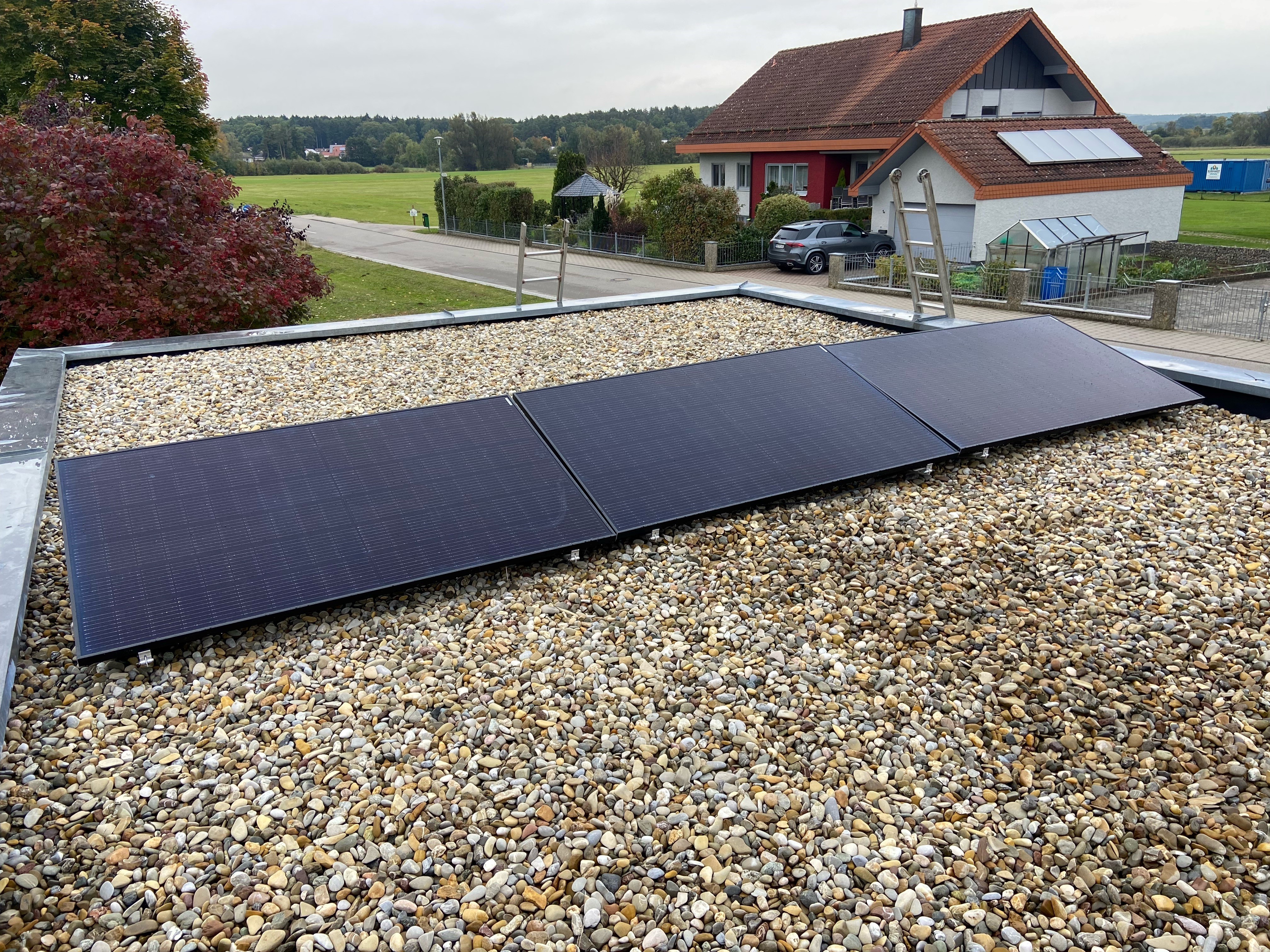 Flachdach Balkonkraftwerke